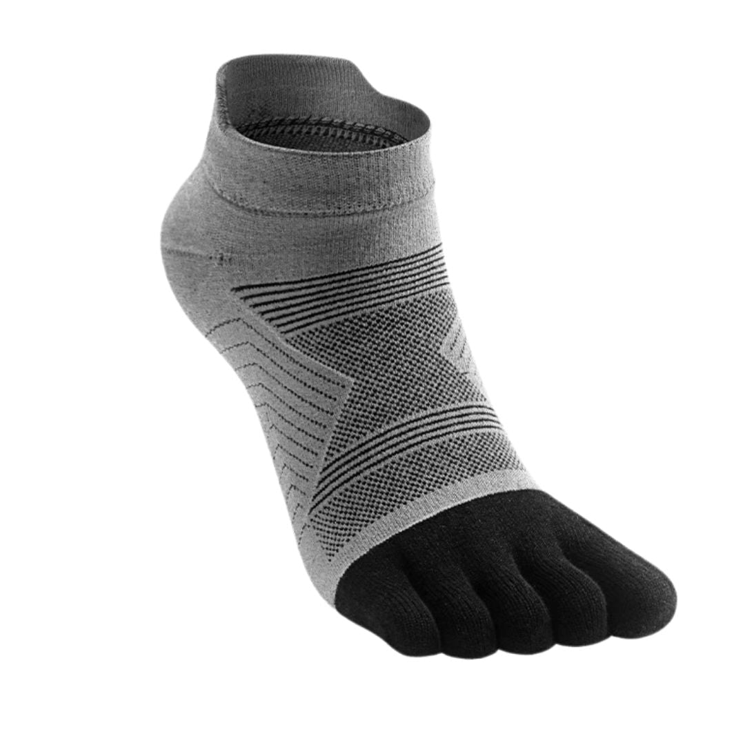 Chaussettes à cinq orteils pour homme en laine mérinos, thermiques et chaudes – Chaussettes de randonnée pour sports d’hiver avec orteils séparés, pour activités de plein air | Sansoti