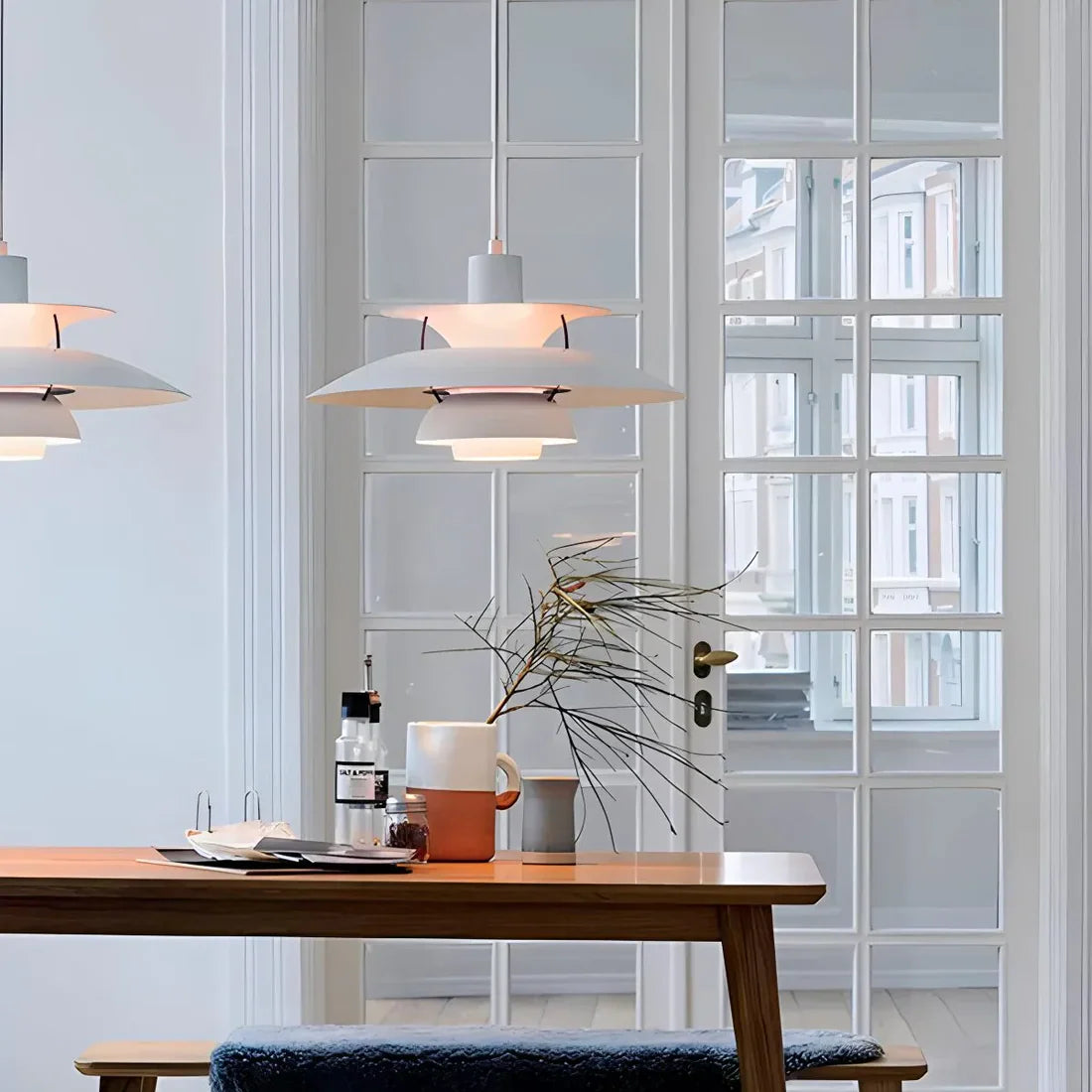Hängeleuchte Metall E27 Grün Esstisch Wohnzimmer Geschichtete Designlampe Skandinavische Hängeleuchte Stimmungslicht Interieur | Restfield