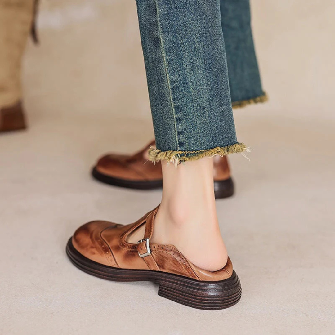 Dames Vegan Leren Schoenen Elegant Ademend Zomer Comfortabel Lichtgewicht Antislip Veelzijdig voor Casual | Sansoti
