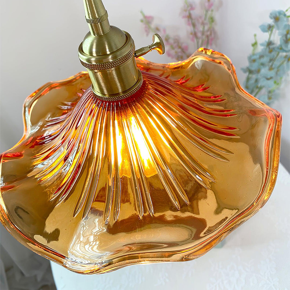 Hanglamp Glas Bloem LED Design Pendellamp Wit Woonkamer Slaapkamer Eetkamer Sfeerverlichting | Sansoti