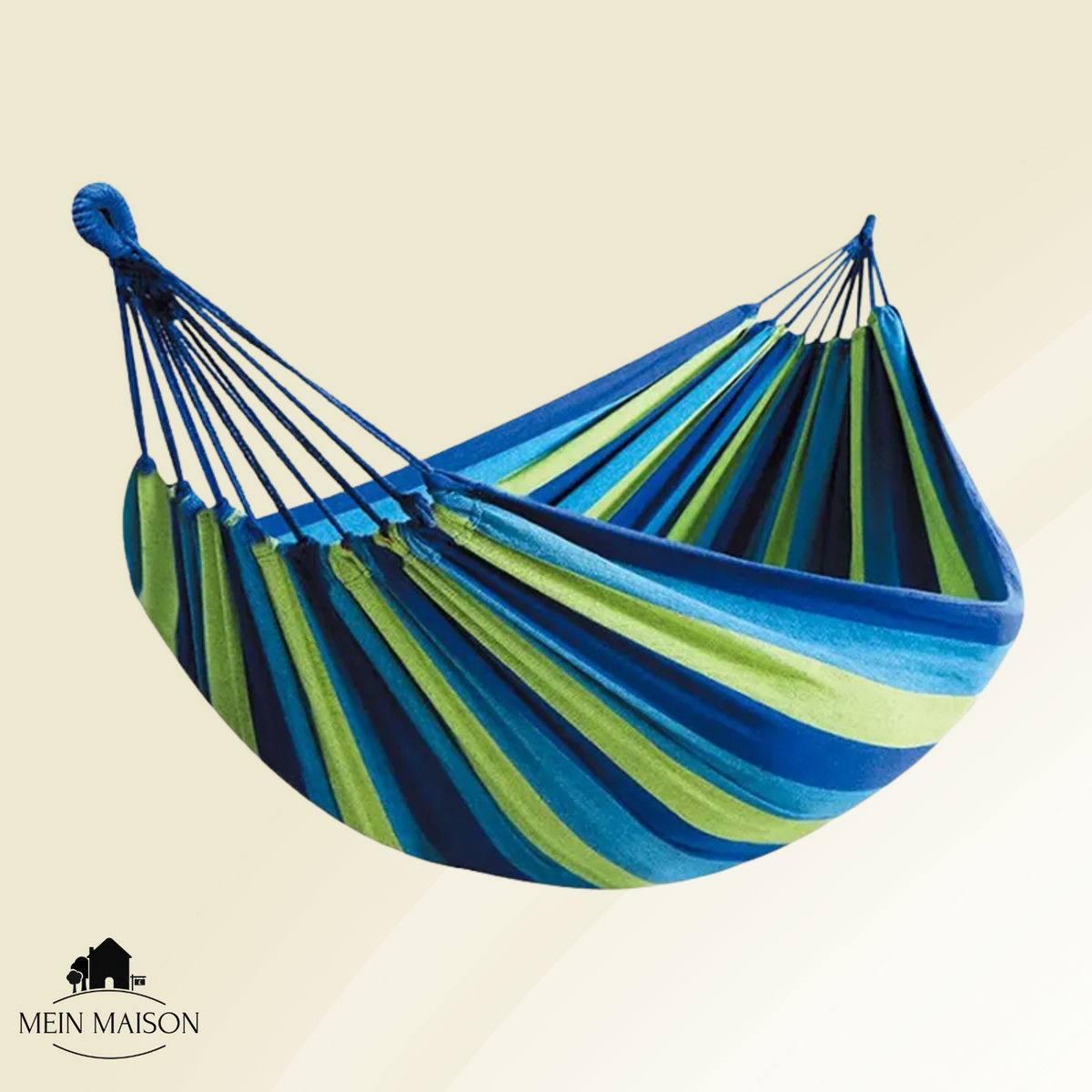 Draagbare Katoenen Hangmat 200kg Draagvermogen Met Opbergtas Voor Tuin Balkon Camping Outdoor Ontspanning | Sansoti