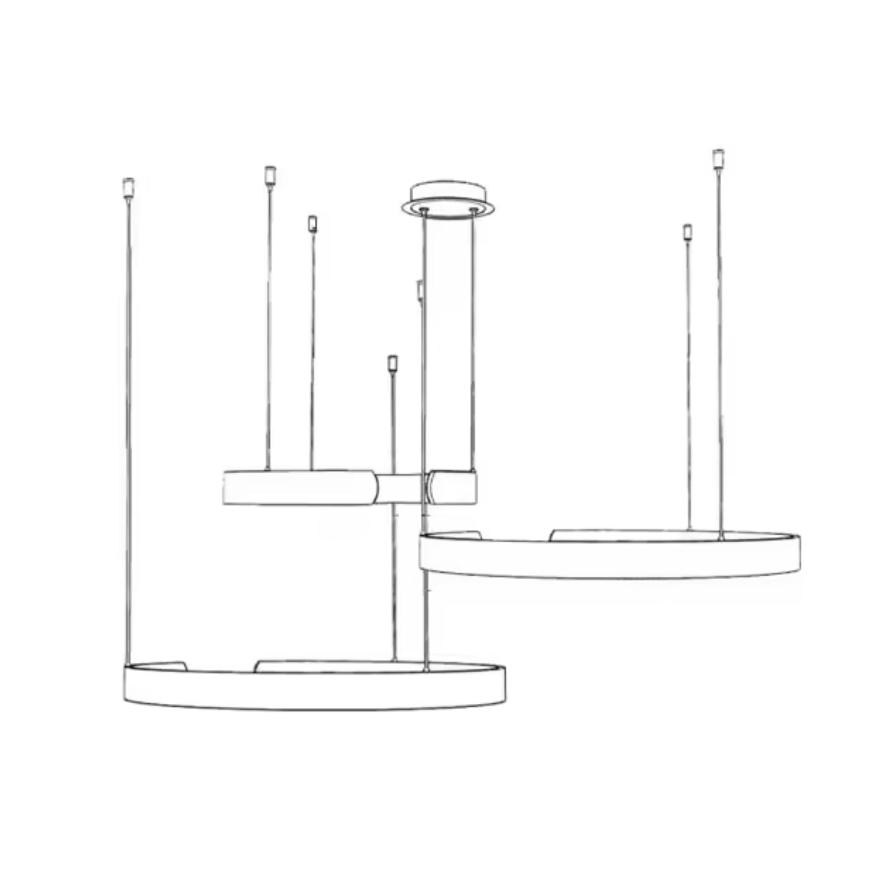 Runde LED-Hängeleuchte Verschiedene Größen Esstisch Wohnzimmer Design Ringlampe Modern | Restfield
