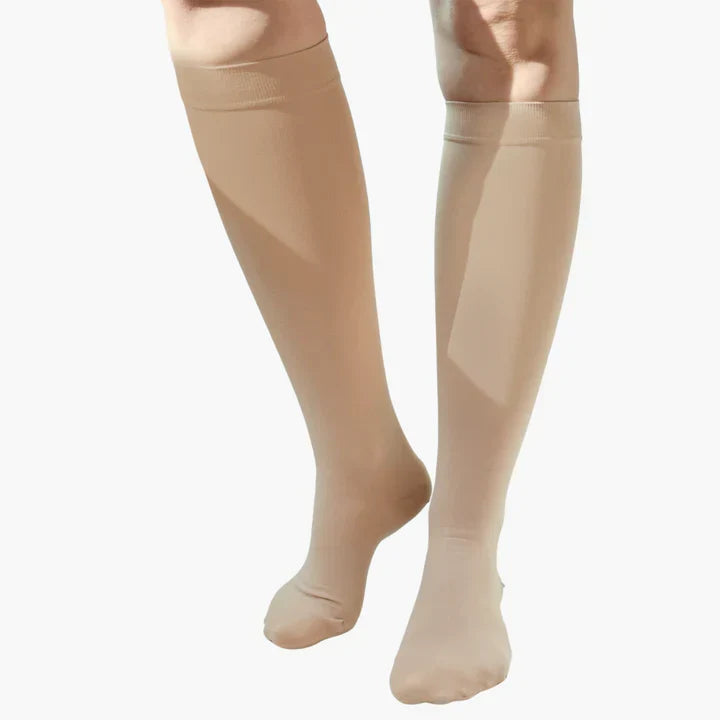 Compression Socks with Graduated Compression Seamless Breathable Black Skin Tone S to 7XL Comfortable Socks for Everyday Wear | Sansoti