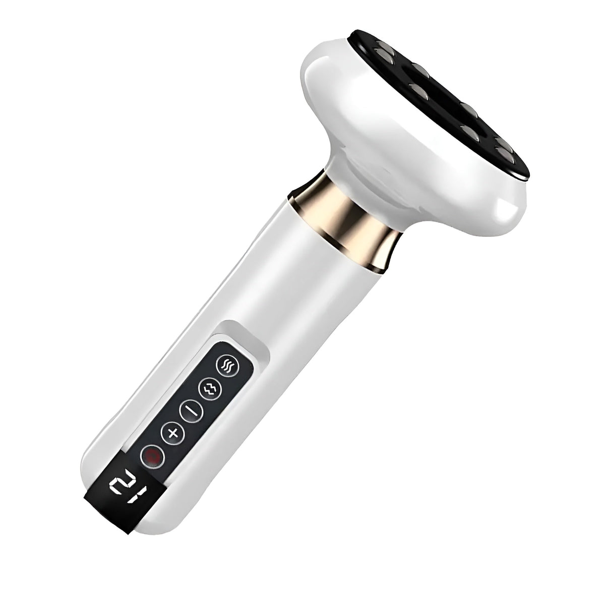 Cordless Massage Device with Suction Function, Heat, ABS and 1800mAh Battery for Back, Shoulders, Legs and Neck Muscles | Sansoti