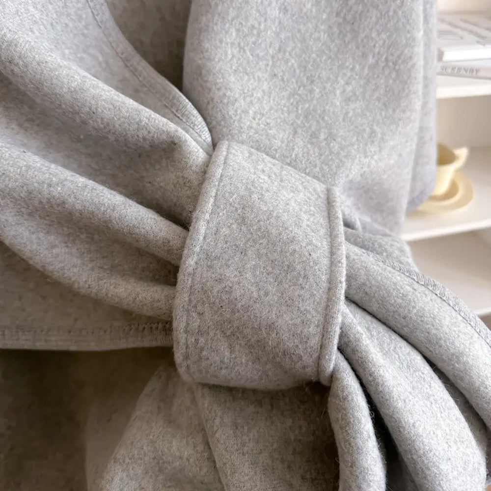 Lichte Poncho Cape met Bescherming tegen Wind en Kou – Warme Shawl voor Najaar en Winter | Sansoti
