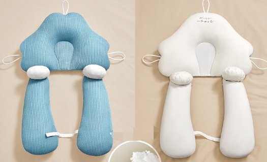 Ergonomisch Babykussen met Hoofdondersteuning Katoenen Wiegkussen Pasgeboren | Sansoti