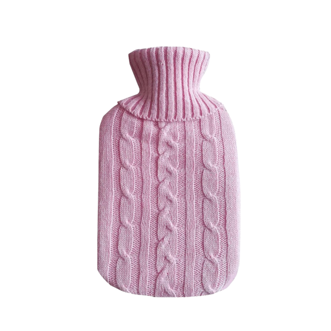 2L Hot Water Bottle with Soft Plush Cover for Long-Lasting Warmth and Optimal Comfort at Home during Cold Winter | Sansoti