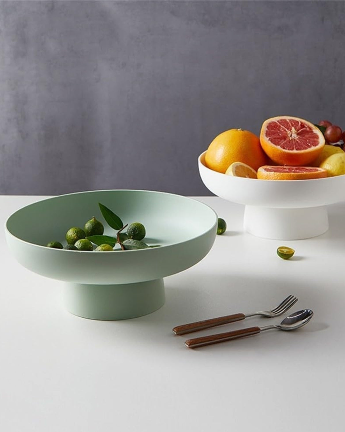 Vintage Serveerkom Retro Stijl Pastelkleuren Keramiek Grote Schaal Salade Ontbijt Scandinavisch Interieur Tafelaccessoire | Sansoti