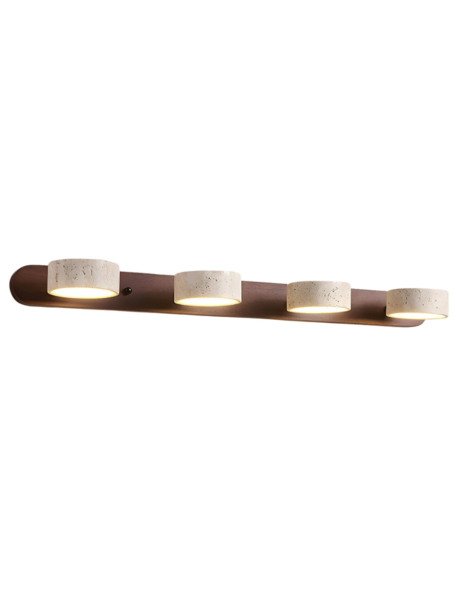 Wandlamp met meerdere lichtpunten natuursteen modern badkamerverlichting warmwit koelwit 2-3-4 lichts stenen armatuur | Sansoti