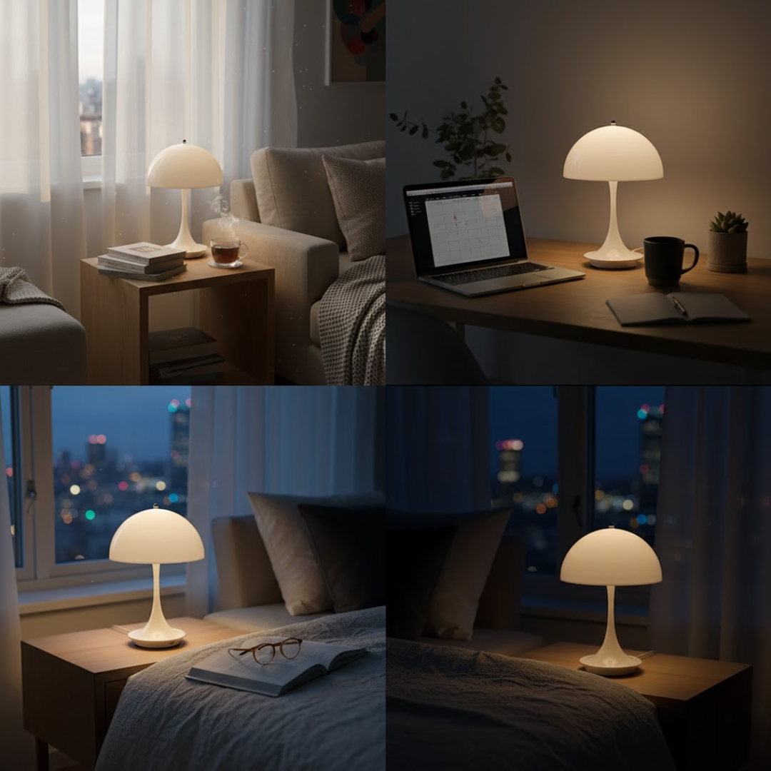 Lampe de table sans fil à LED – lampe design moderne pour éclairage d'ambiance | Restfield
