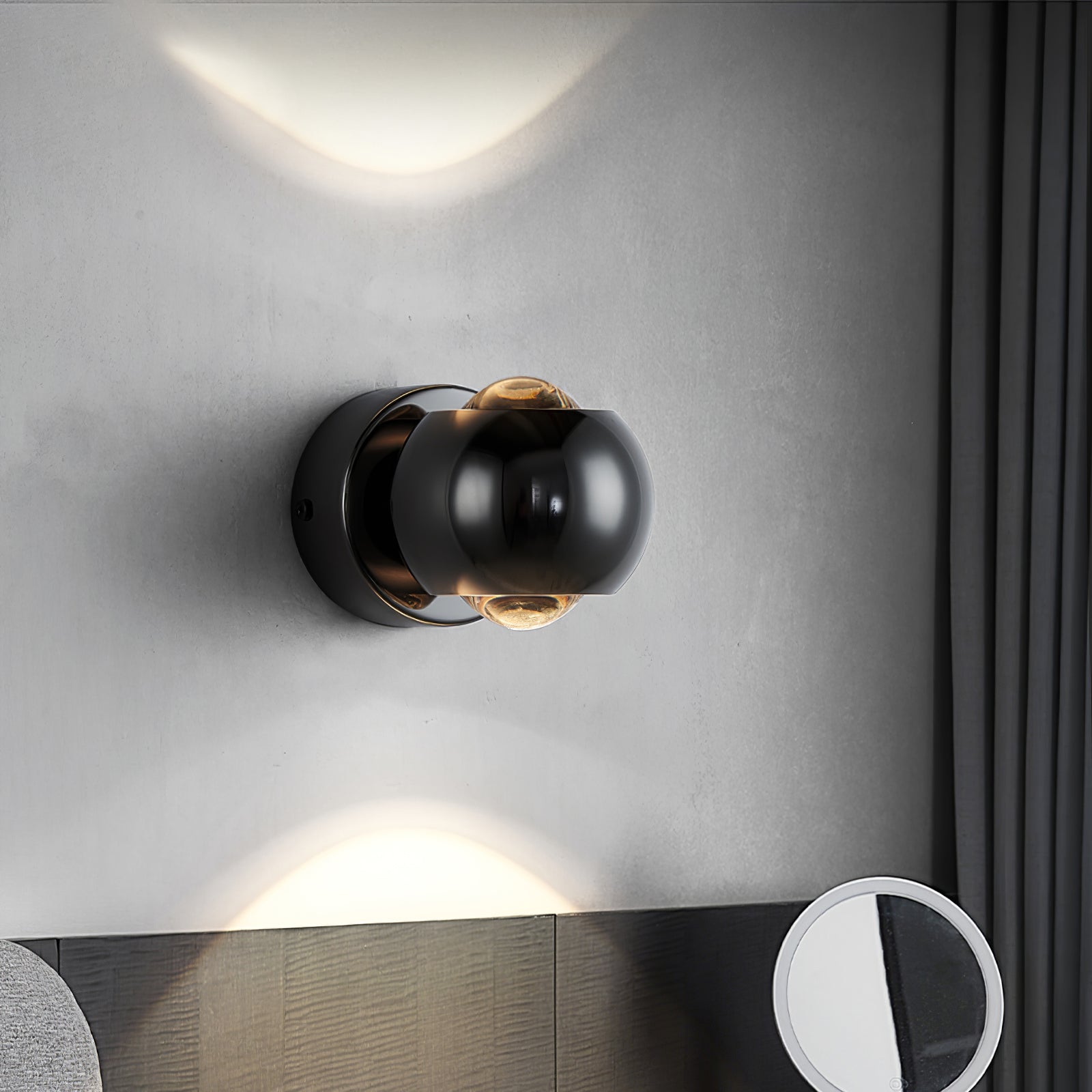 Moderne Wandlamp met LED Verlichting – Messing Afwerking voor Hal & Woonkamer | Sansoti