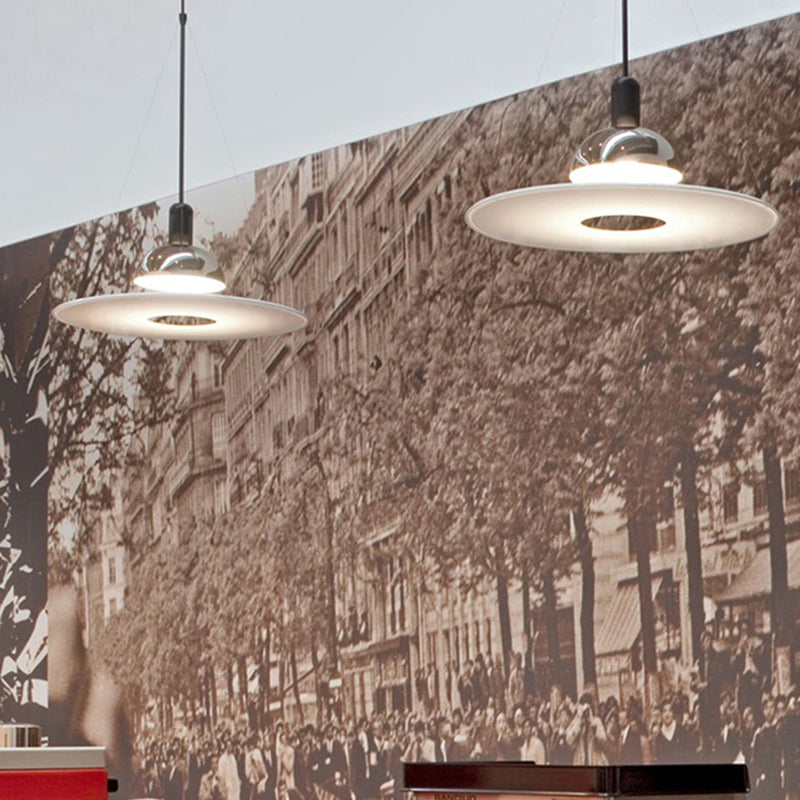 Minimalistische LED-Hängeleuchte aus Metall und Glas, E27, Esszimmer, Wohnzimmer, Schlafzimmer, skandinavische Pendelleuchte | Sansoti