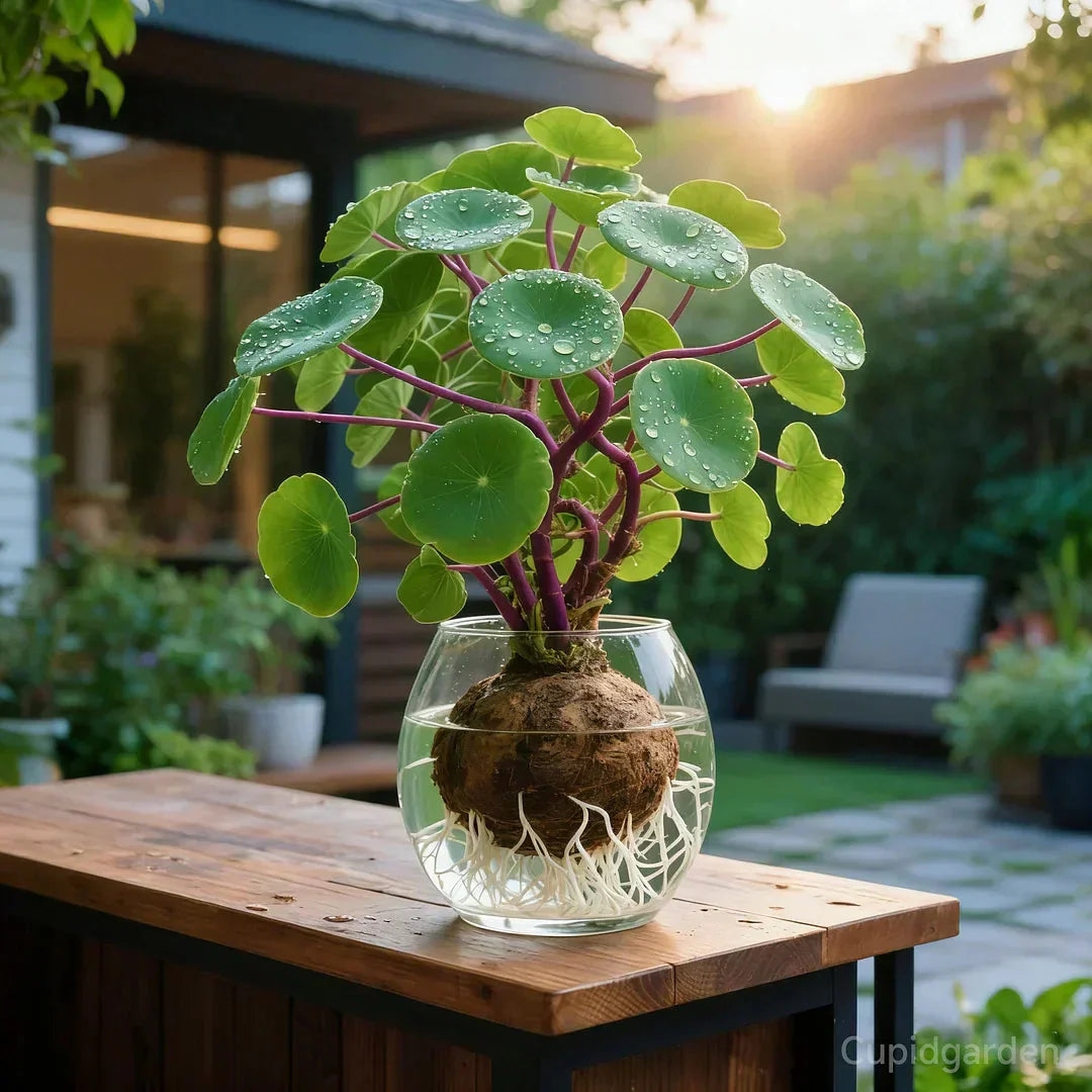 Stephania Erecta Kamerplant met Wateropslag Knol – Onderhoudsvriendelijke Sierplant met Uniek Caudex voor Woonkamer, Kantoor of Vensterbank | Sansoti