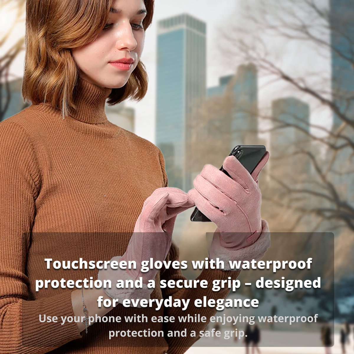 Verwarmde Handschoenen voor Dames — Thermische Waterafstotende Winterhandschoenen met Touchscreen — Oplaadbaar USB Design | Sansoti