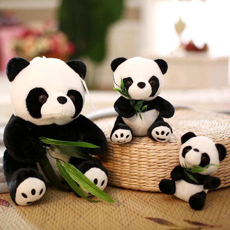 Pluszowa panda Miękka Wypchana Przytulanka Motyw bambusa Pokój dziecięcy Zabawka XL Dla dzieci Prezent Dekoracja | Sansoti