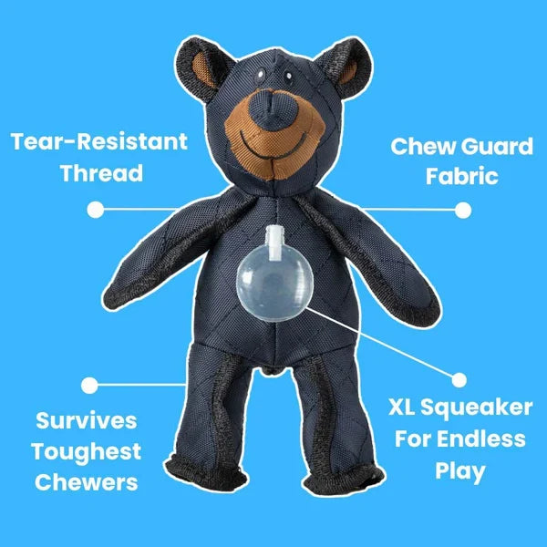 Jouet pour chien en forme d'ours câlin, pour mâcheurs intensifs, avec couineur, jouet en peluche durable pour chien | Sansoti