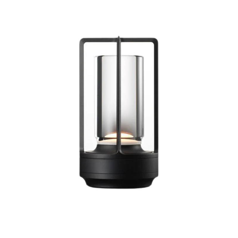 Elegant Table Lamp Crystal Glass Dimmable 3 Light Settings Rechargeable 18 Hour Battery Wireless 2600mAh For Living Room Bedroom Office Outdoor | Sansoti