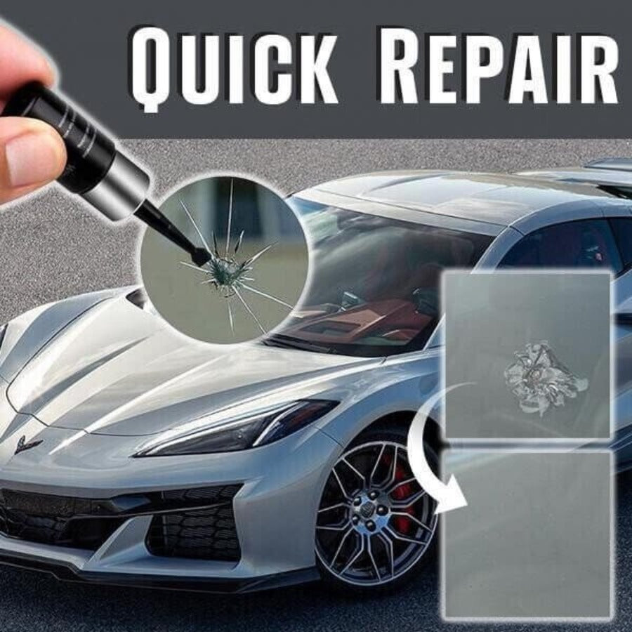Glass Repair Kit Transparent Resin for Window Smartphone Mirror Cracks Damage Repair Professional Kit | Sansoti