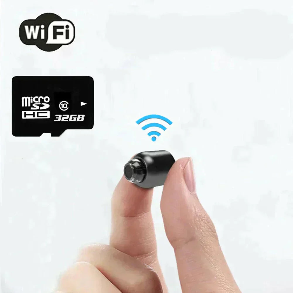 Caméra de sécurité Wi-Fi compacte avec vision nocturne et Full HD 1080p pour intérieur | Restfield