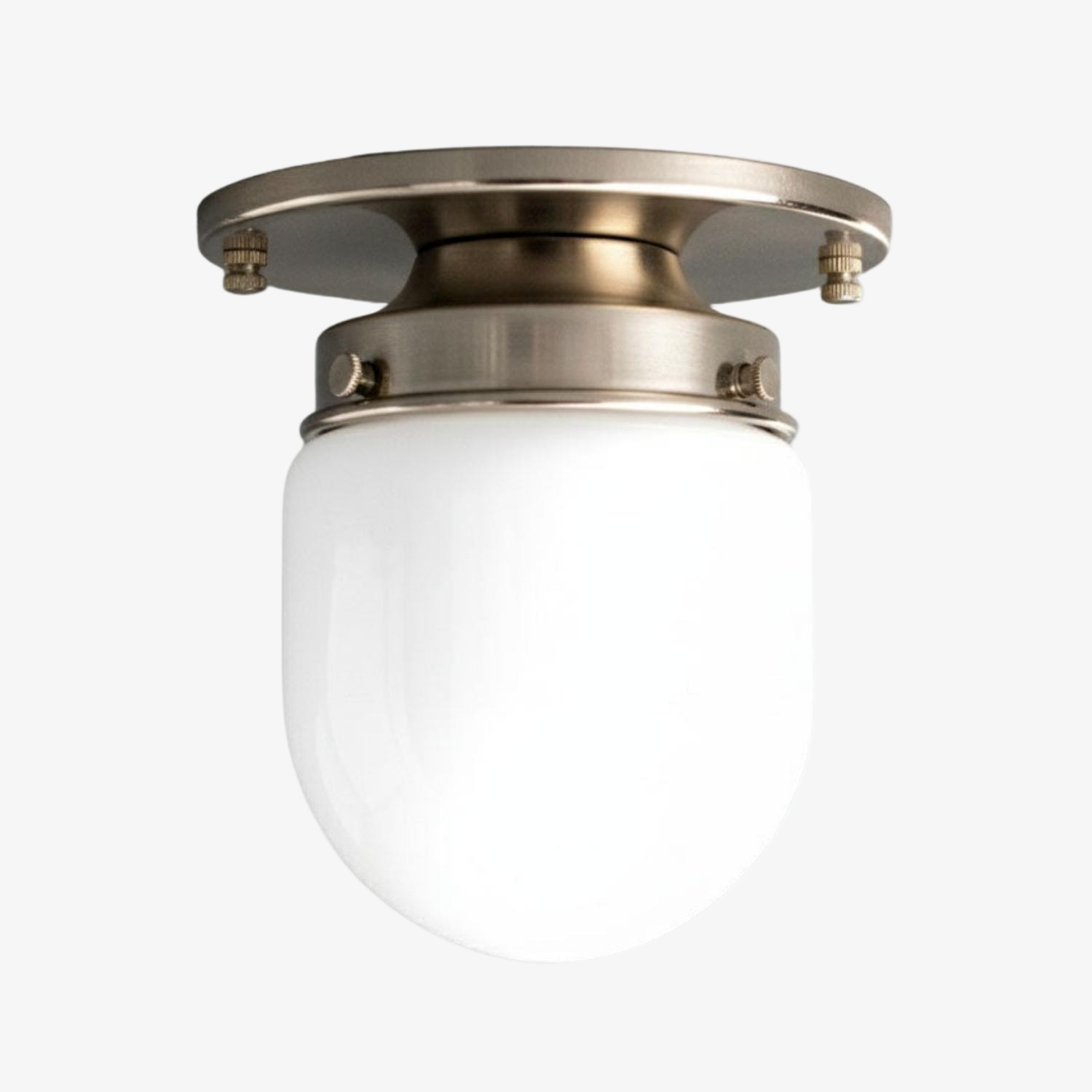 Opaal Glazen Wandlamp & Plafondlamp Dubbelfunctie Modern Design Messing | Sansoti