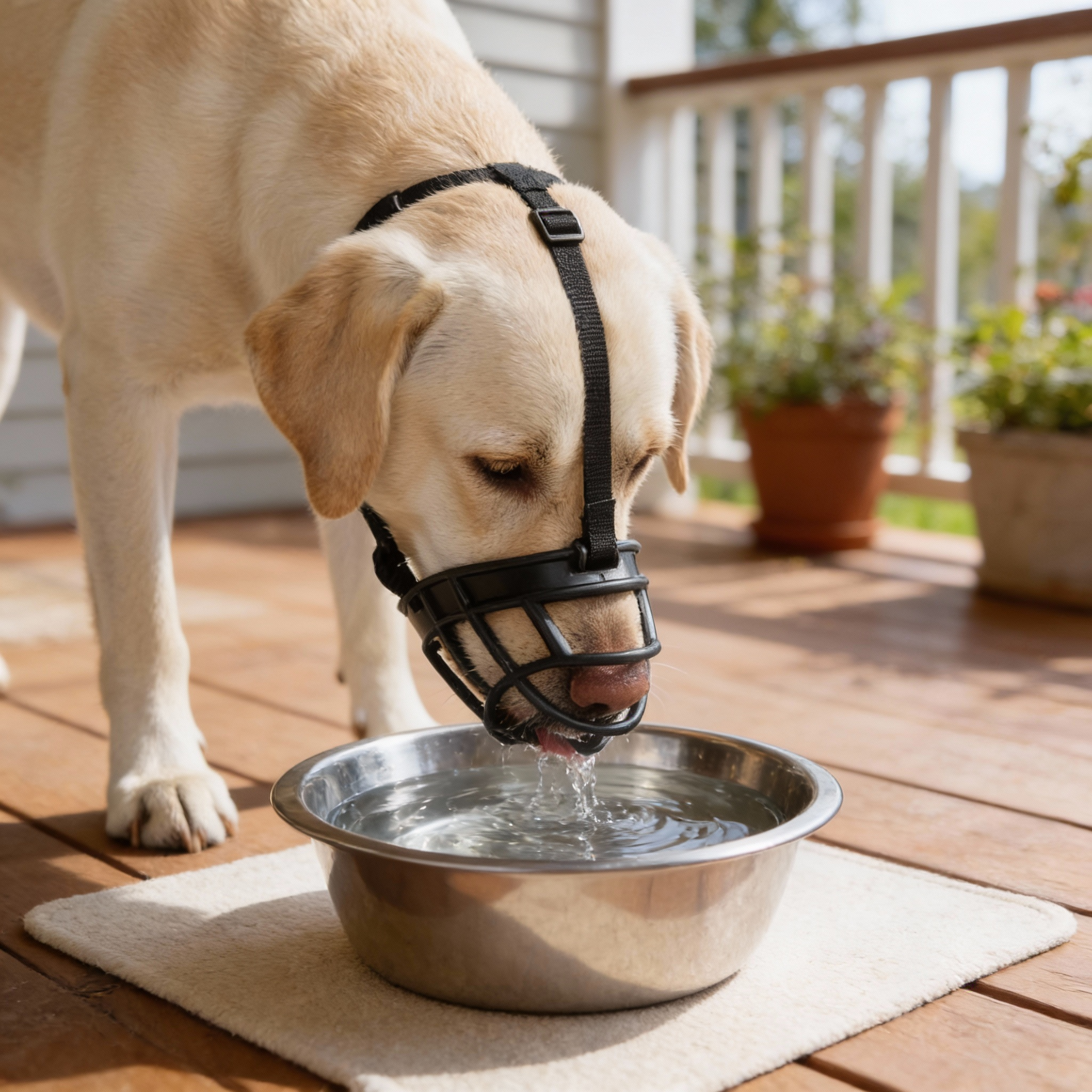 Hondensnuit – zachte mesh muilkorf voor honden in 6 maten – ademend en verstelbaar | Sansoti