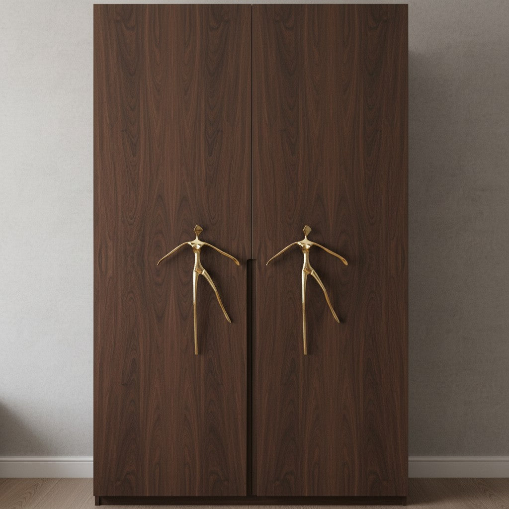 Minimalistische Kastgreep - Messing Zilver Roze - Scandinavisch Design Meubels | Sansoti