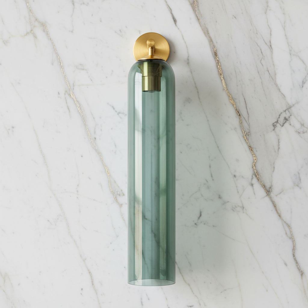 Glazen Wandlamp met Gouden of Zwarte Armatuur – Moderne Verlichtingstoevoeging | Sansoti