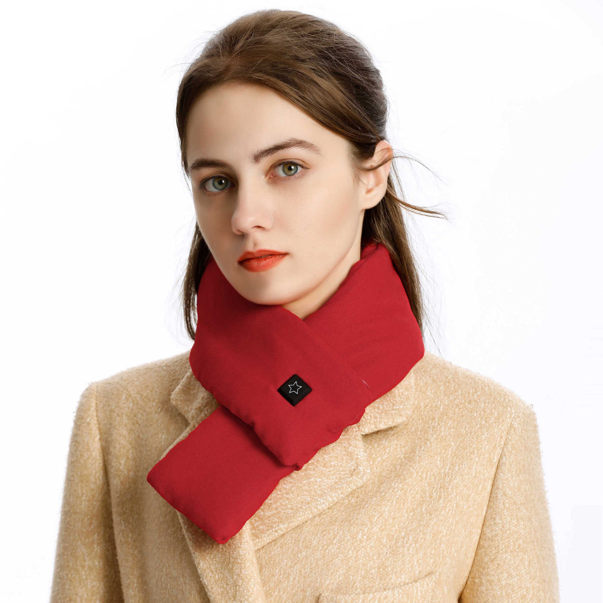 Heated Scarf with USB Connection, Neck Warmer, Adjustable Temperature, Soft Winter Neck Scarf for Women and Men | Sansoti