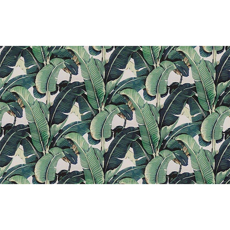 Tropische Bananenbladeren Wandmuurschildering – Groene Botanische Fotobehang voor Woonkamer, Slaapkamer & Kantoor | Op Maat Gemaakt | Sansoti
