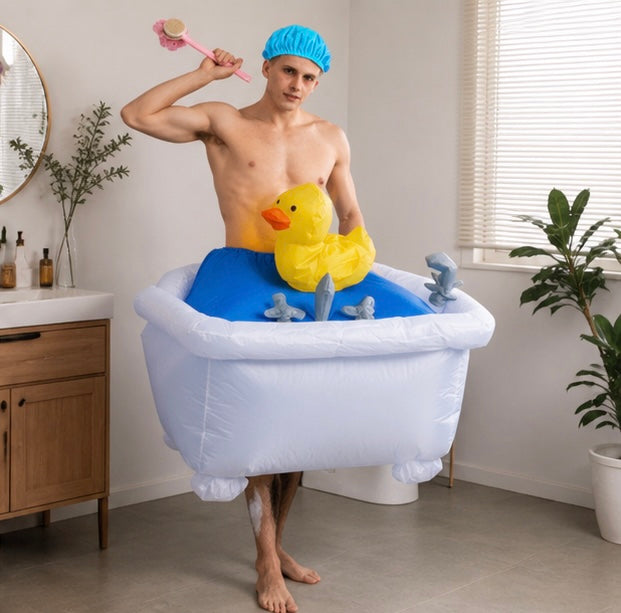 Inflatable Party Costume for Adults - Funny Theme Party Outfit for Halloween Carnival Party Costume | Sansoti