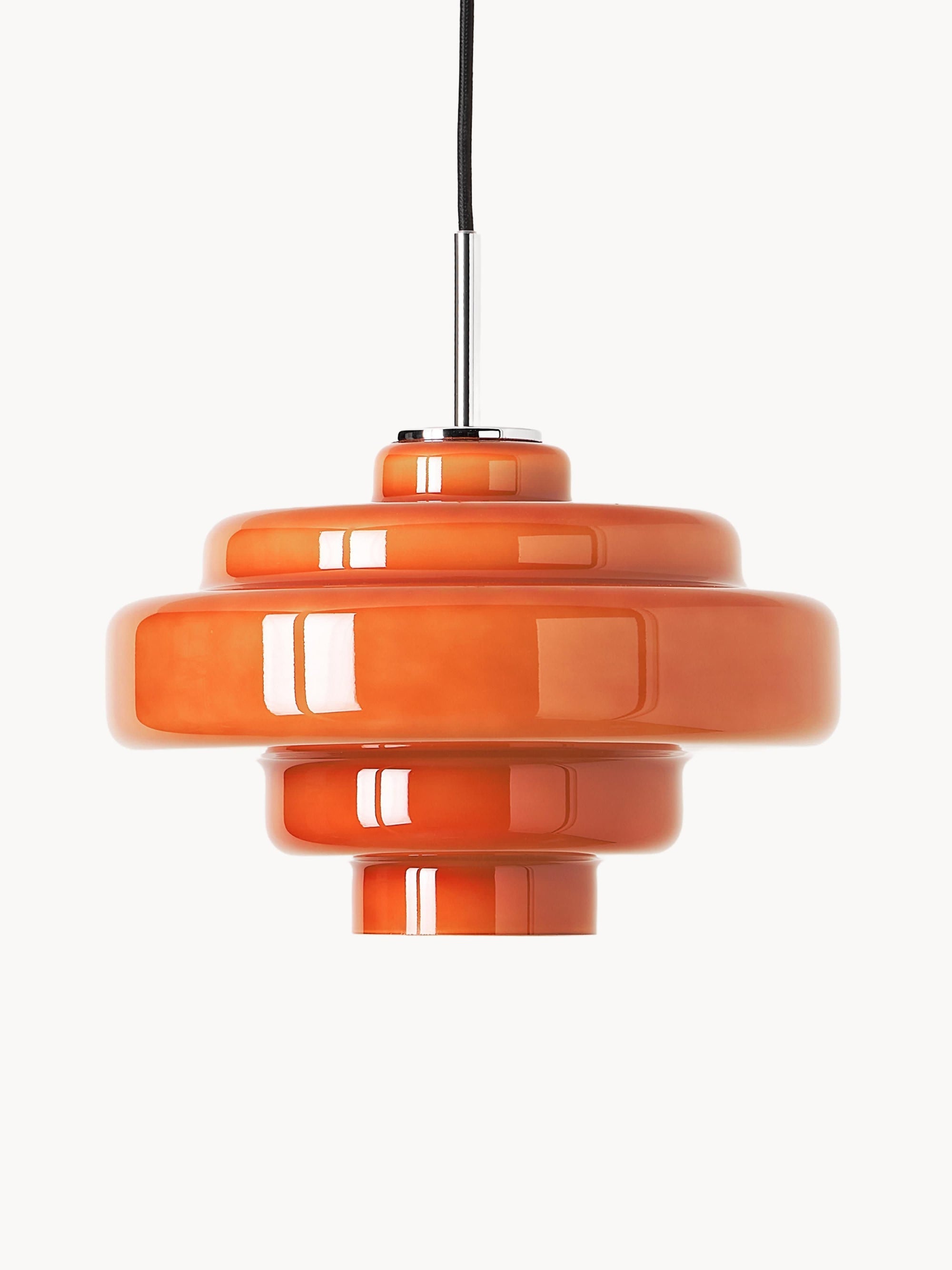 Gekleurde Glazen Hanglamp met Verstelbare Ophanging – Moderne Lichtpunt voor Eetkamer Keuken Woonkamer | Sansoti
