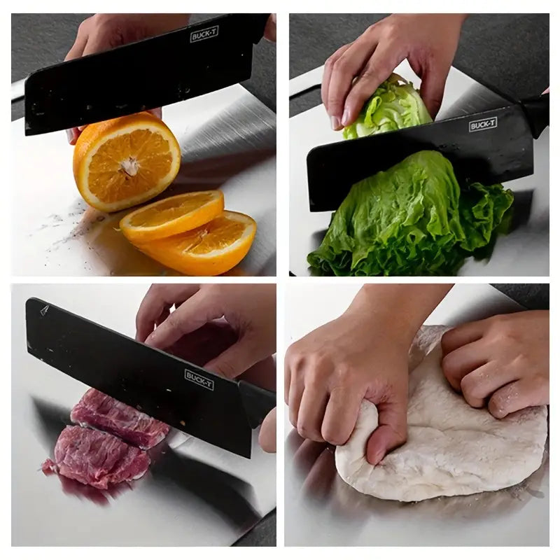 Planche à découper en acier inoxydable antibactérienne, résistante aux rayures, hygiénique pour cuisine | Restfield