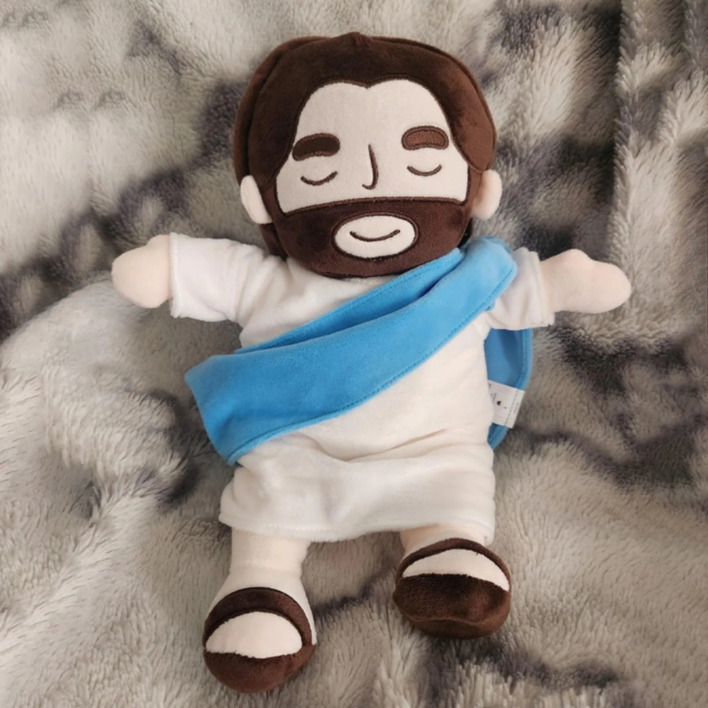 Breathable Cuddly Toy with Light and Music for Soothing Sleep Aid Baby Toddler Nursery Calming Night Light | Sansoti
