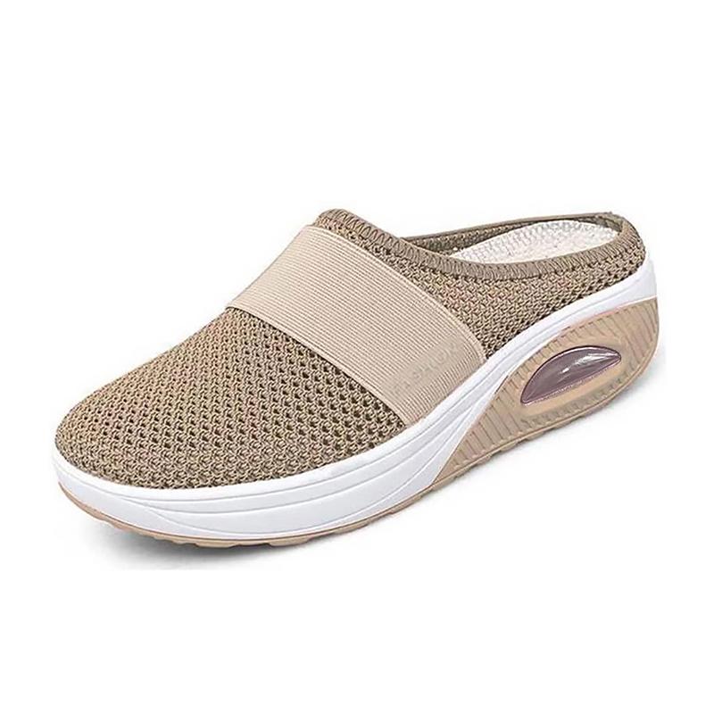 Orthopedische Pantoffels met Luchtkussen Ergonomische Instapschoenen Diabetesvoeten Ademend Mesh Extra Zacht Voetondersteuning Antislip Zool Dames Heren Indoor Outdoor Comfortschoenen | Sansoti