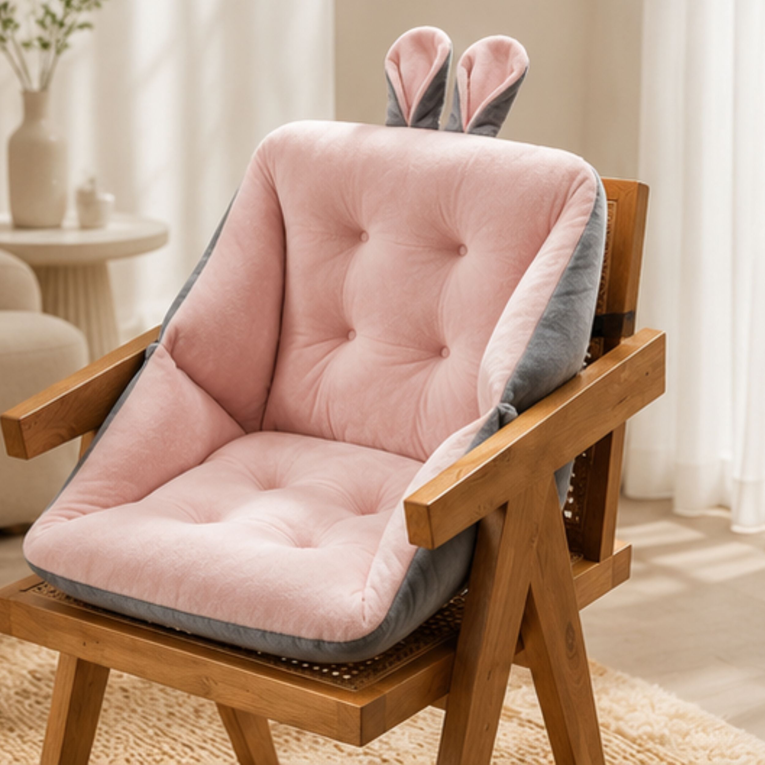 Ergonomisch Stuitkussen voor Pijnvrij Zitten – Memory Foam Zitondersteuning met Coccyx Relief | Sansoti