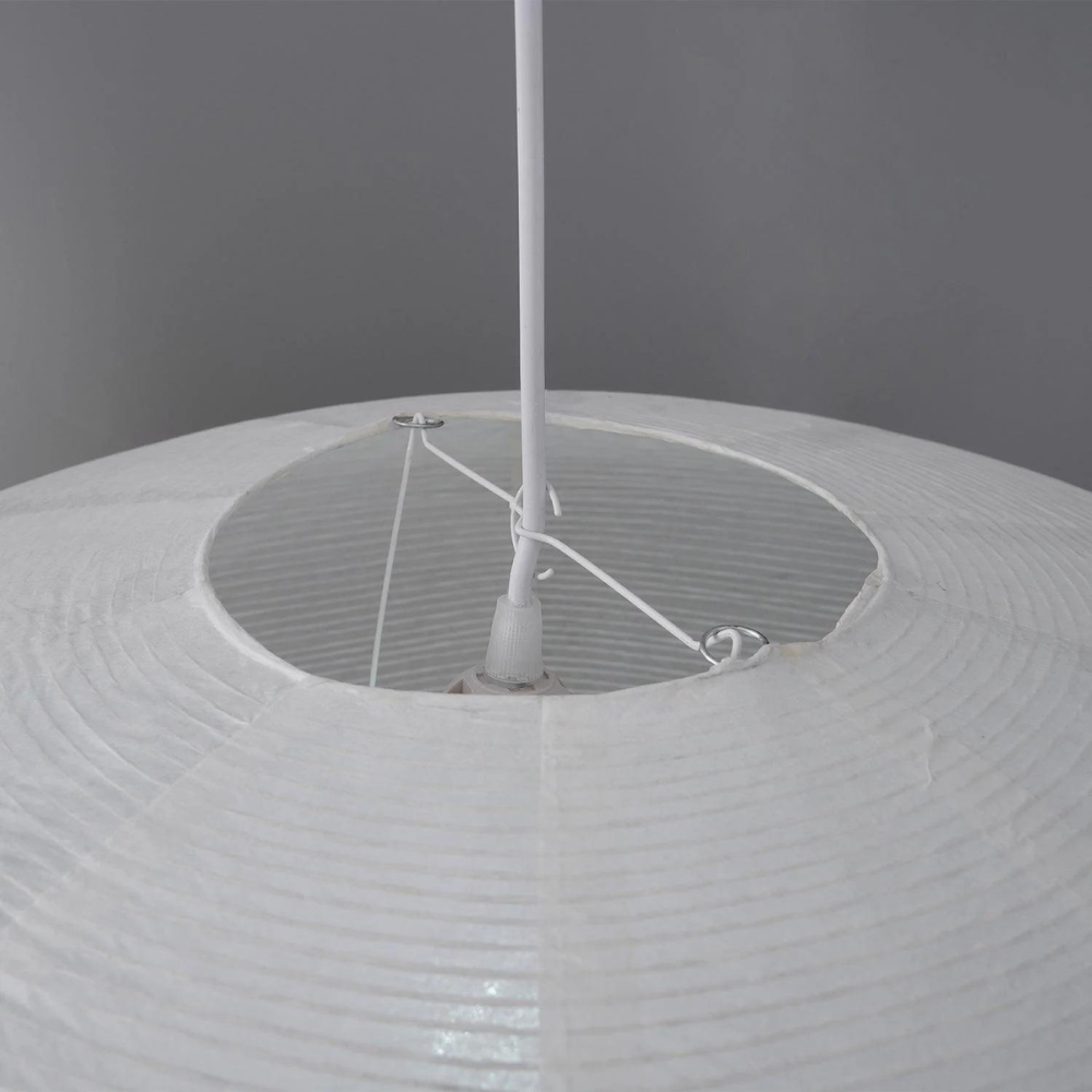 Plafondlamp Mulberry Papier Japandi Design Ø50 Ø60 LED Dimbaar Wit Geometrisch | Sansoti