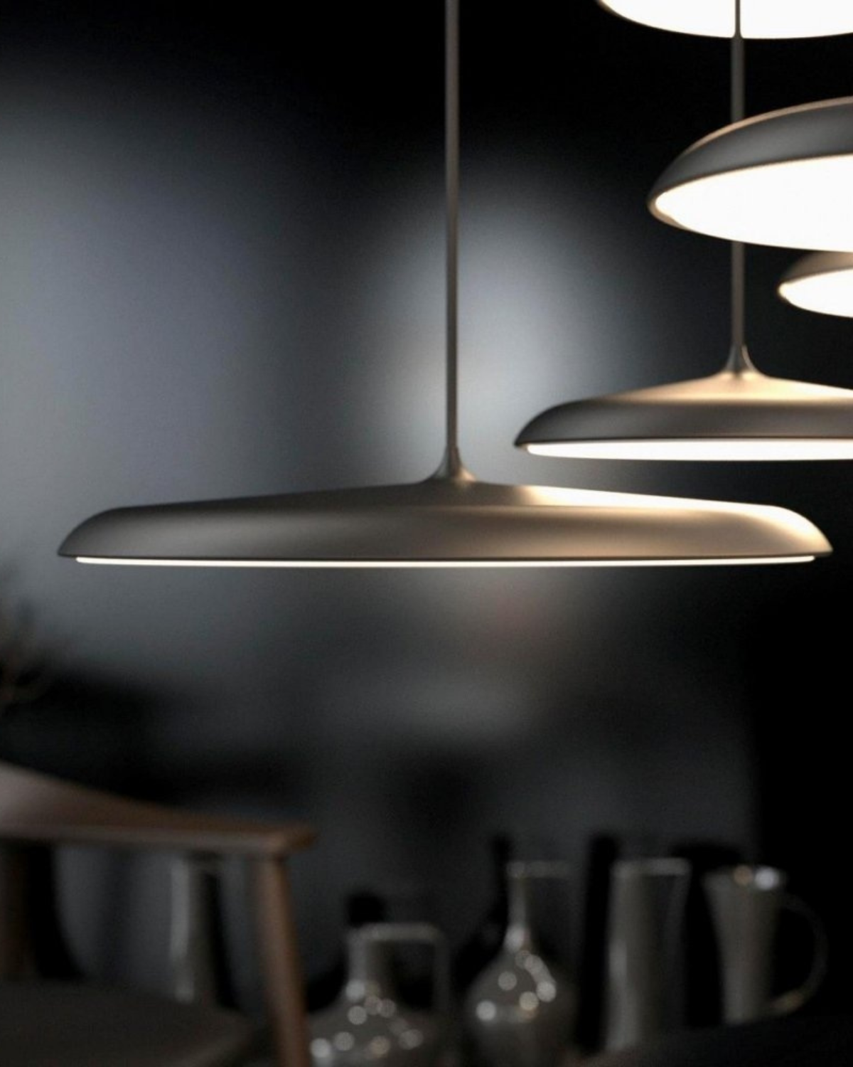 Ronde Hanglamp met Zachte Lichtverspreiding Zwart Grijs Groen Roze Wit Oranje ø25cm ø40cm Modern Scandinavisch Design voor Eetkamer Woonkamer Werkplek | Sansoti