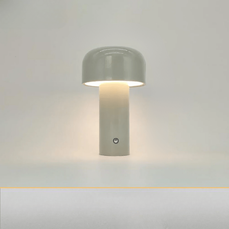 Lampe de table champignon rechargeable sans fil LED 25cm design | Restfield
