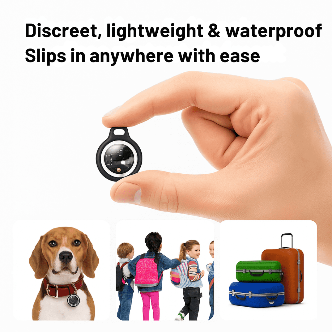 Compact GPS Tracker for Seniors with Real-Time Location Tracking, No Subscription, iOS Android Safety | Sansoti