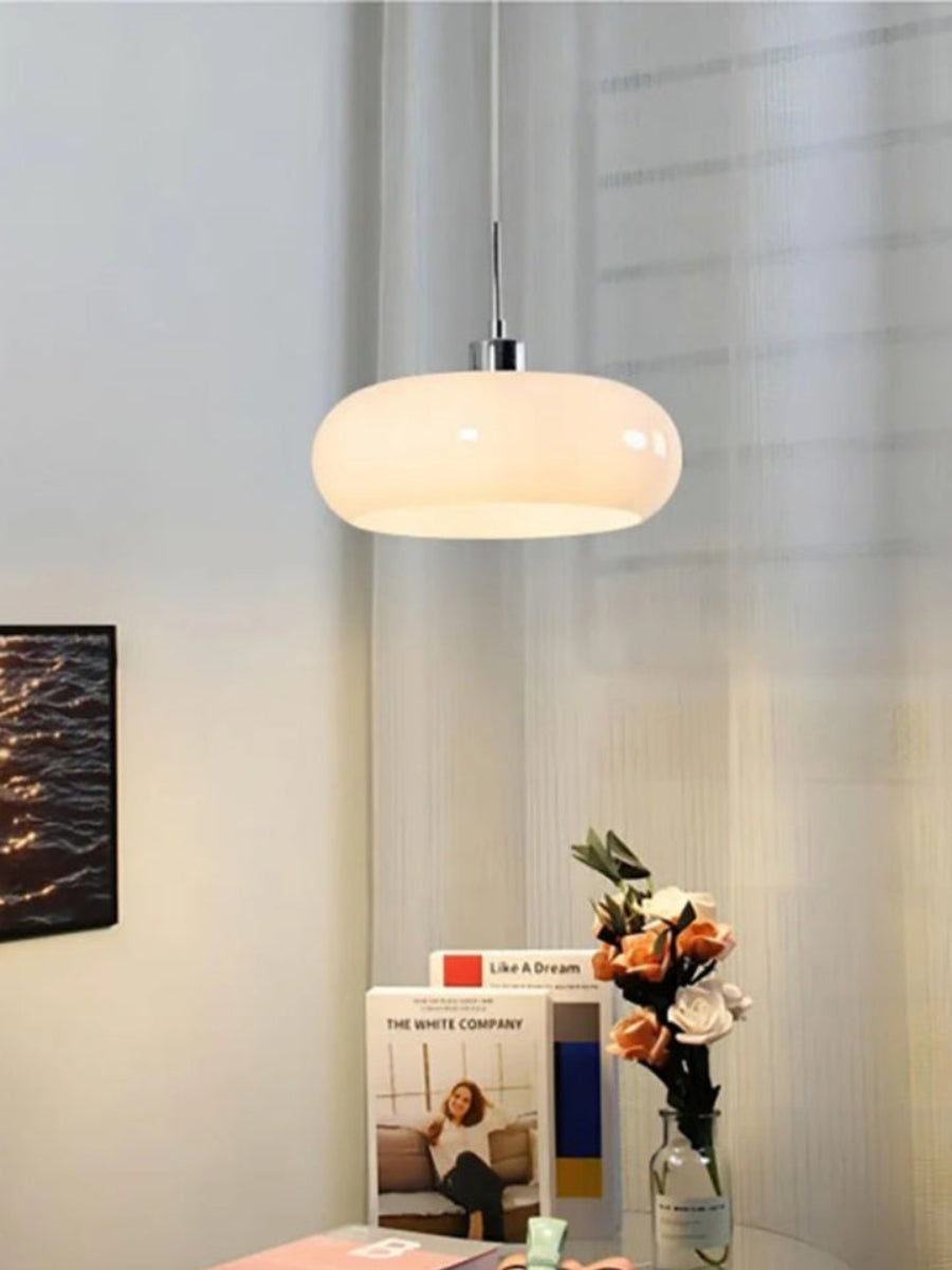 Bauhaus Glazen Hanglamp Metaal 11cm Nordic Design Eetkamer Keuken | Sansoti