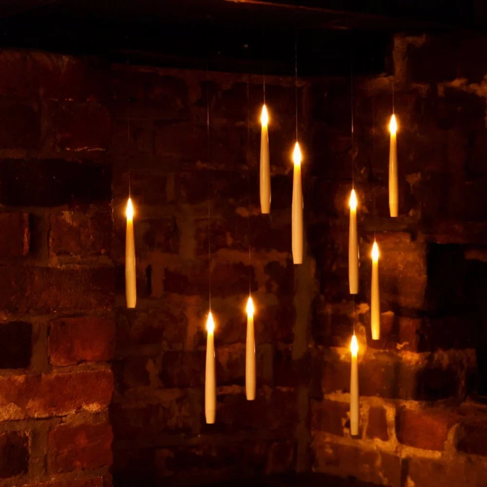 Bougies LED flottantes résistantes à l'eau, lumière blanc chaud vacillante, éclairage d'ambiance intérieur et extérieur, fête et bassin | Sansoti