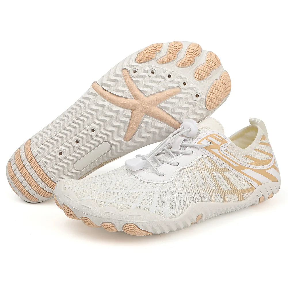 Sneldrogende Waterschoenen Dames Heren Ademend Mesh Anti-Slip Zool Zwemmen Strand Surf Yoga Watersport | Sansoti