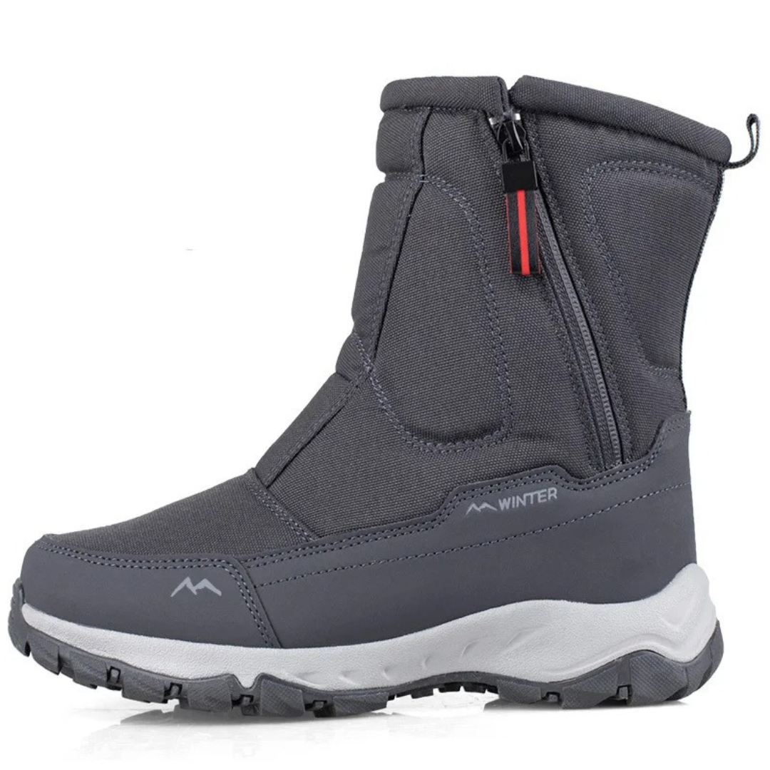 Lined Women's Winter Boots Waterproof Snow Boots Non-Slip Warm Lined Oxford Material Snow Boots | Sansoti