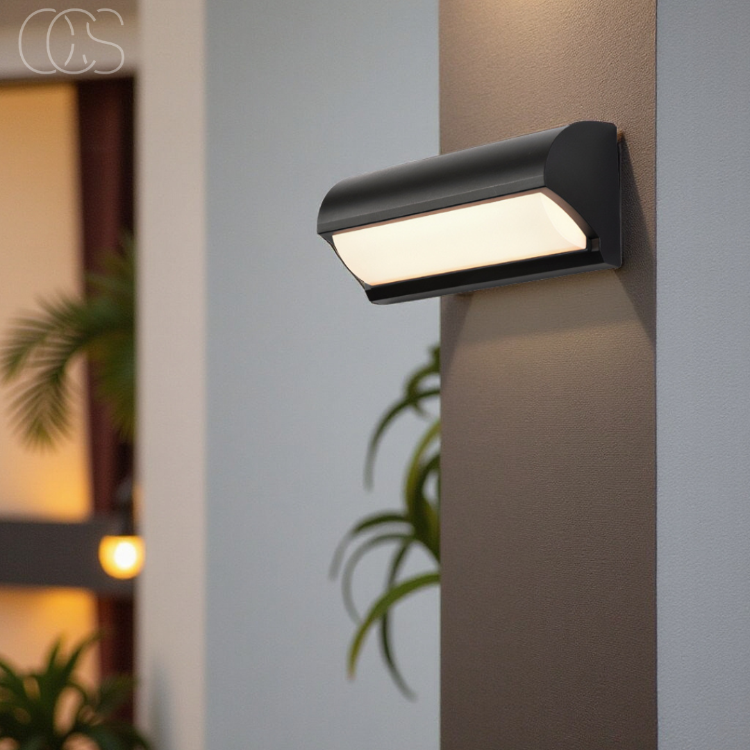 LED Buitenwandlamp Zwart IP65 Waterdicht 20W 960 Lumen Warm Wit 3000K Modern Design Tuinverlichting Gevel | Sansoti