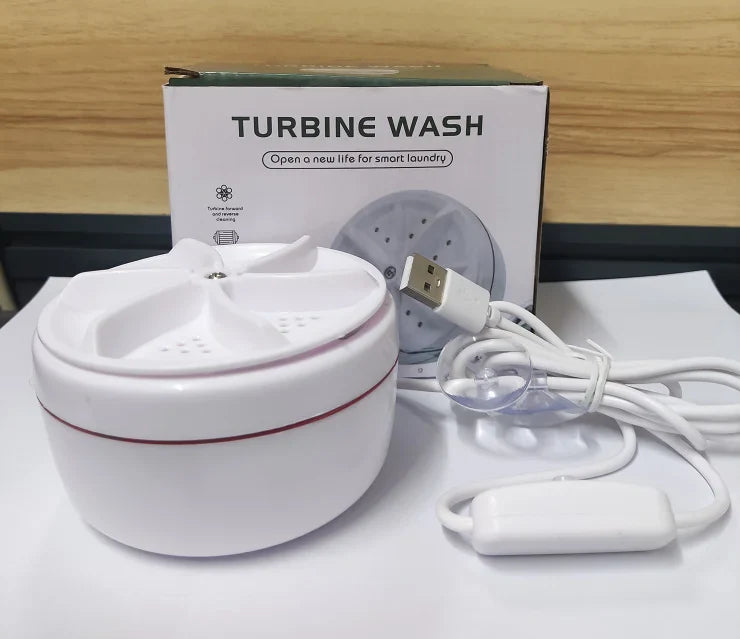 Draagbare USB Mini Wasmachine voor Onderweg | Compacte Wasoplossing voor Ondergoed en Klein Textiel | Handige Reiswasmachine | Sansoti