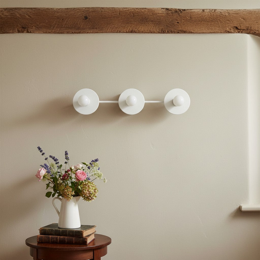 Metalen Wandlamp met Bolvormige Glazen Kappen 3-Lichts Badkamerverlichting Mat Groen | Sansoti
