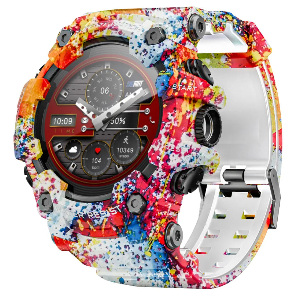Sports watch 1.32-inch Touchscreen Waterproof 100+ Modes Bluetooth Heart Rate Monitor Sleep Tracking 15 Days | Sansoti