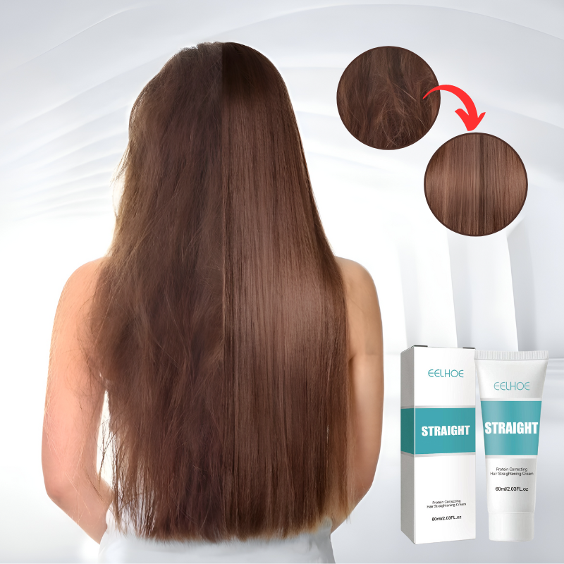 Crème de soins capillaires à la kératine 60 ml – Traitement adoucissant, fortifiant et réparateur pour tous les types de cheveux à domicile | Sansoti