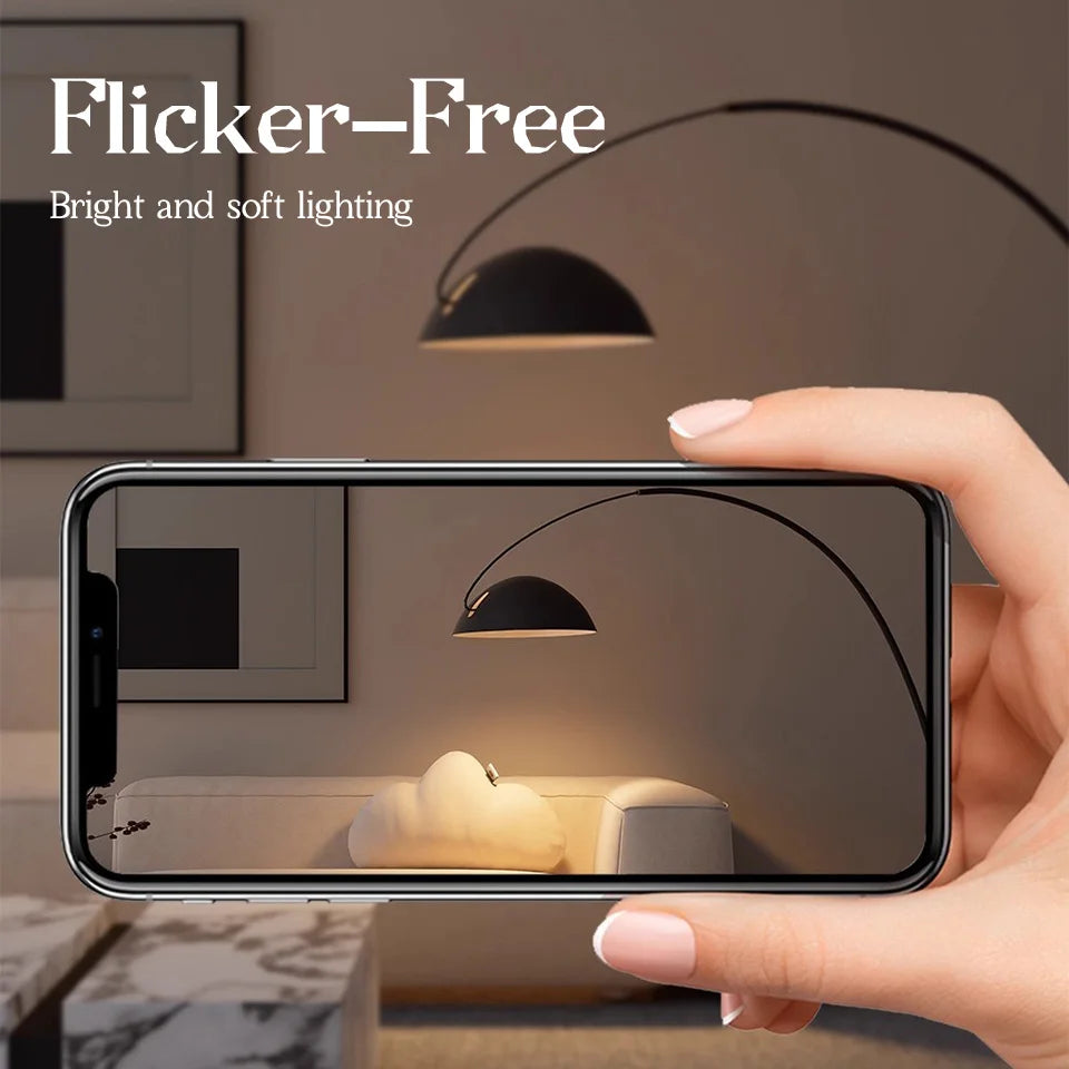 Boog Vloerlamp LED Modern 3 Lichtkleuren Dimbaar E27 Woonkamer | Sansoti