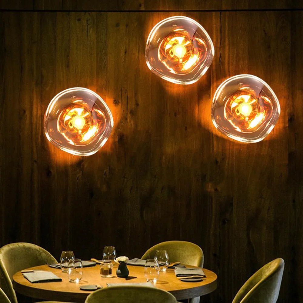 Wandlampe Amber Handgefertigt PMMA Metall Warmweiß E27 12W Wohnzimmer Schlafzimmer Luxus | Restfield